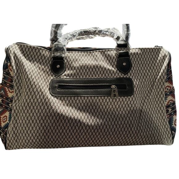 American Bling Weekender Bag Duffle Aztec print NEW - Picture 2 of 2